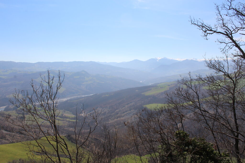 Veduta panoramica di Sasso Guidano